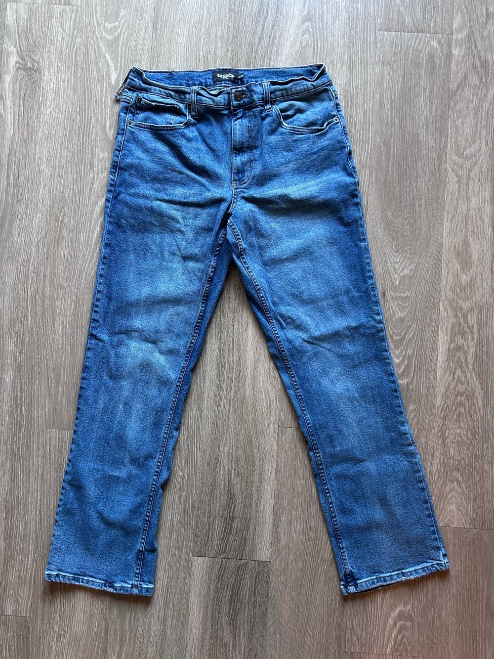 RSQ Straight Fit Medium Wash Blue Jeans Men's Size 32x32